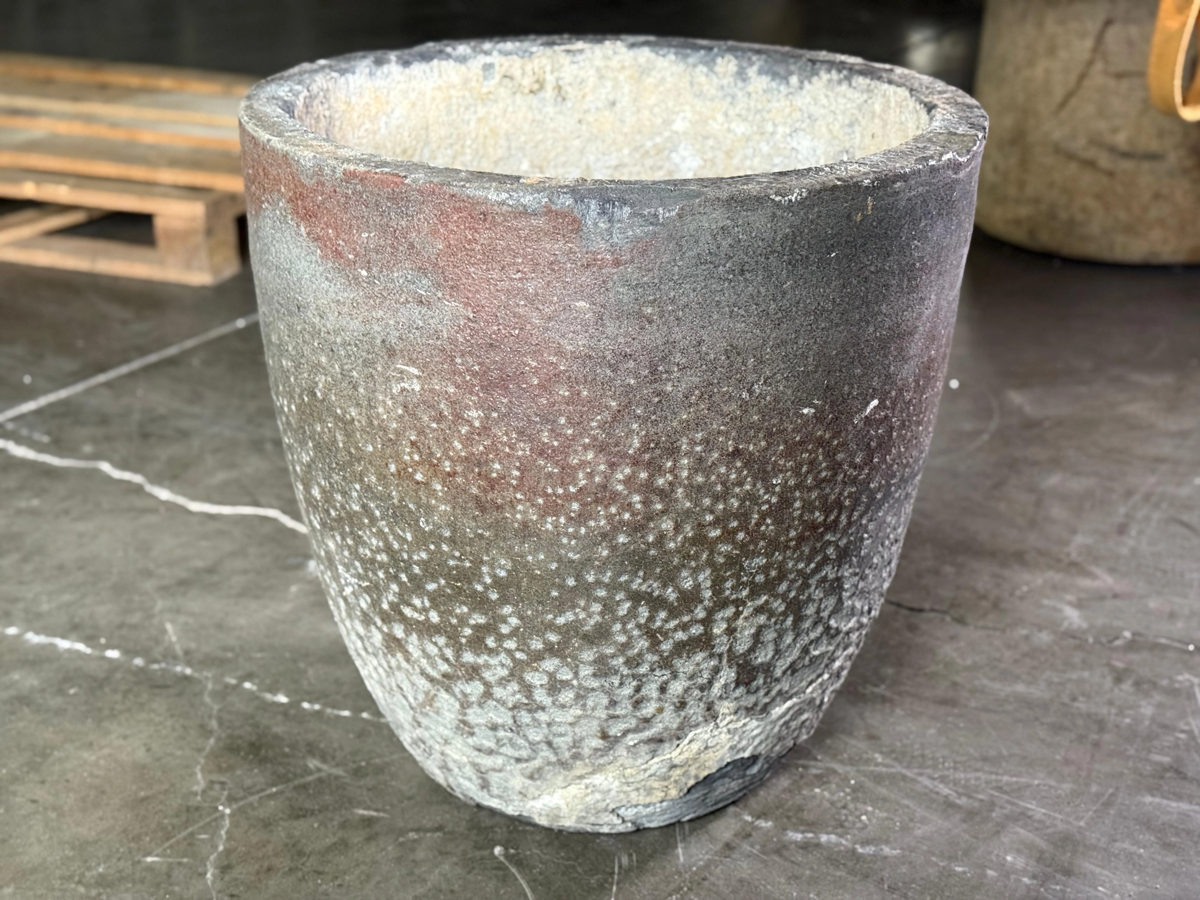 French Antique Foundry Crucibles (Pair) - Image 12